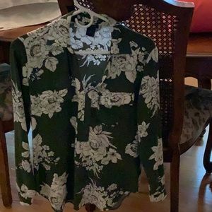 Ann Taylor floral blouse